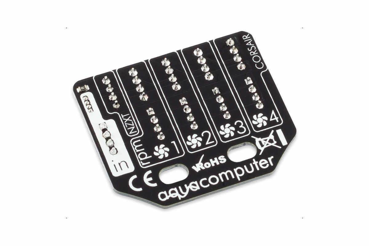 aquacomputer rgbpx splitty4 board 4way splitter