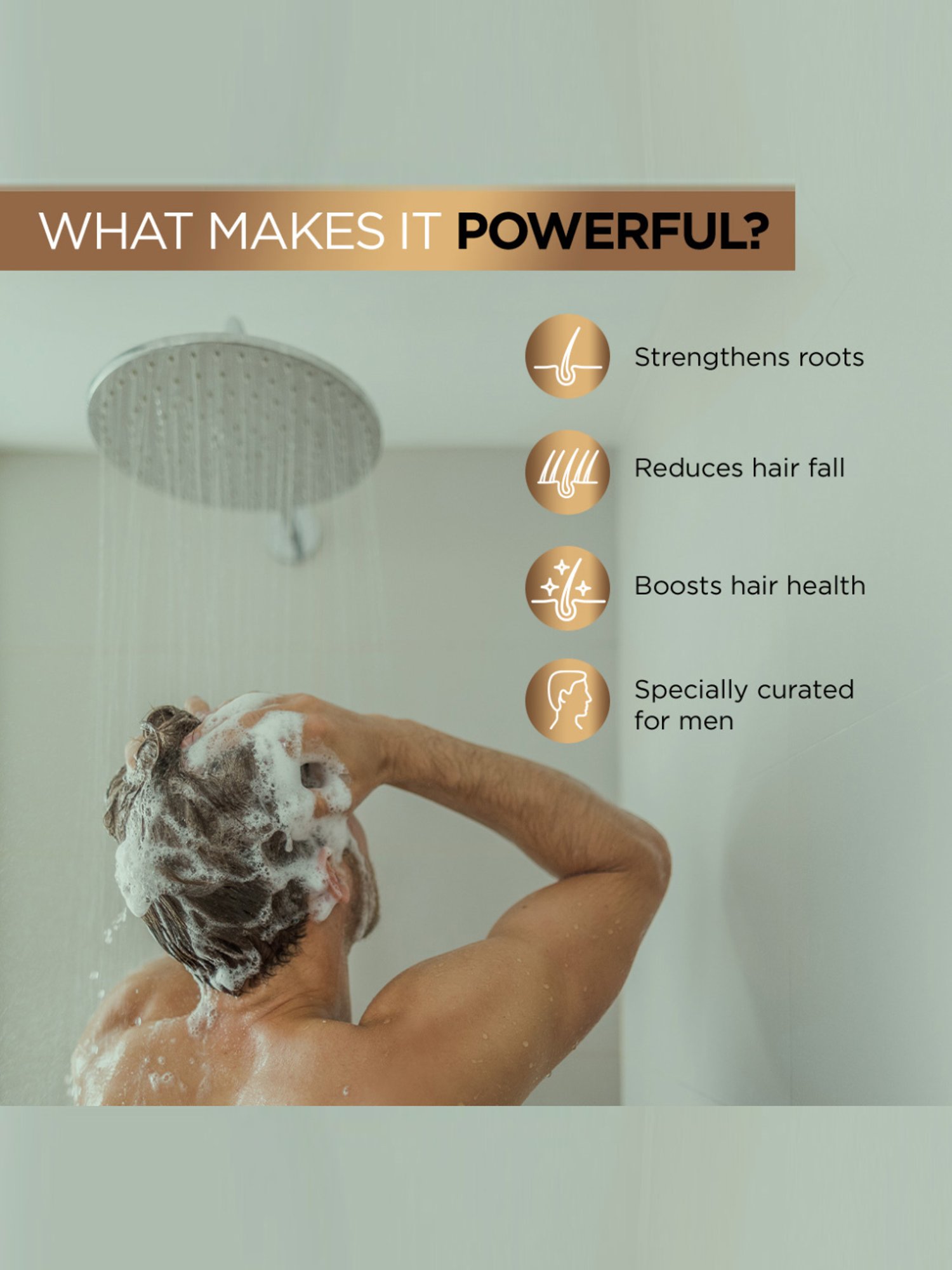 The Man Company Hairfall Control Shampoo 2-in-1 Shampoo & Conditioner - 200 ml