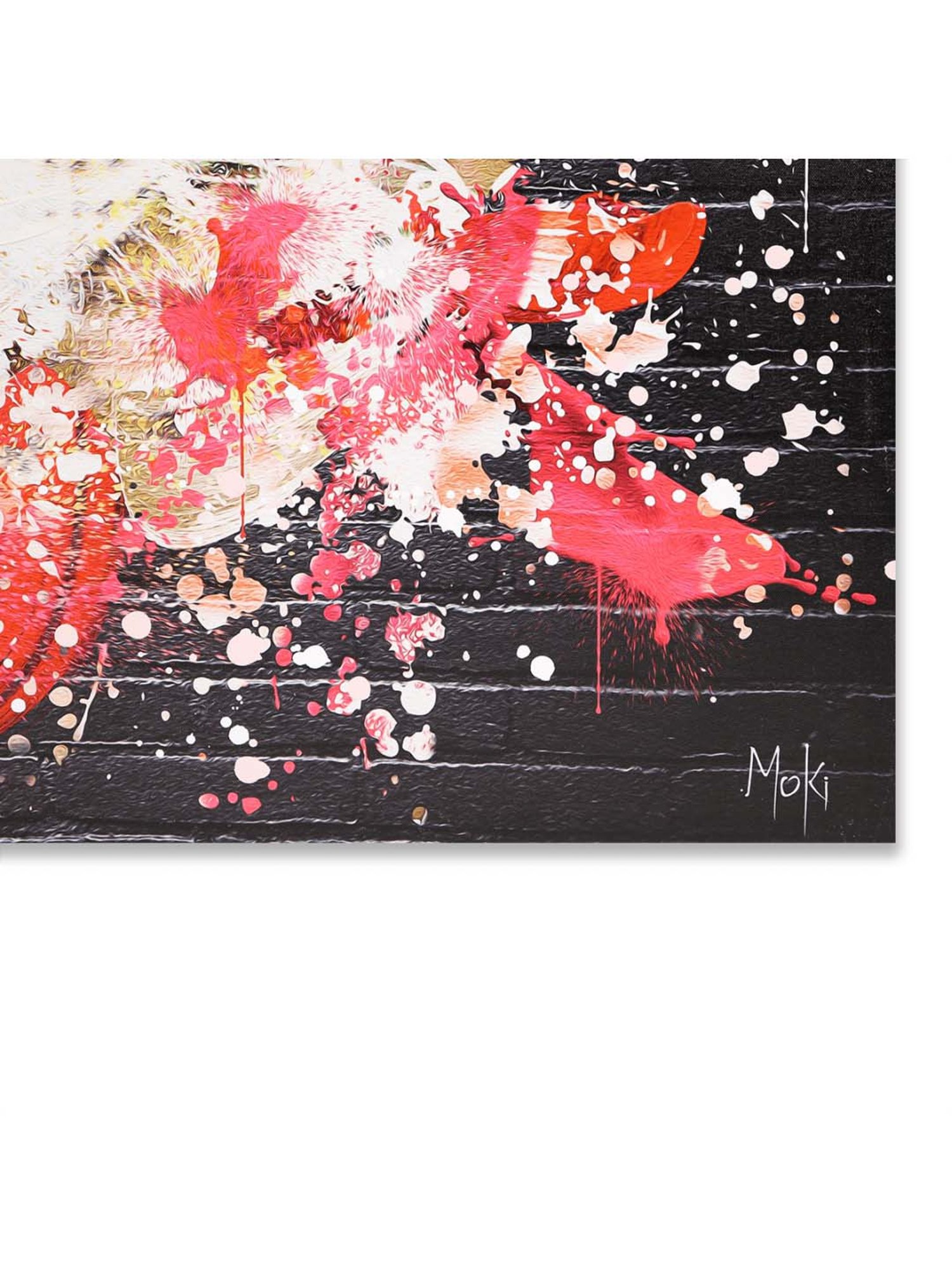 Home4U Multicolor Canvas 100 cm Tiger Wall Art - Set of 1