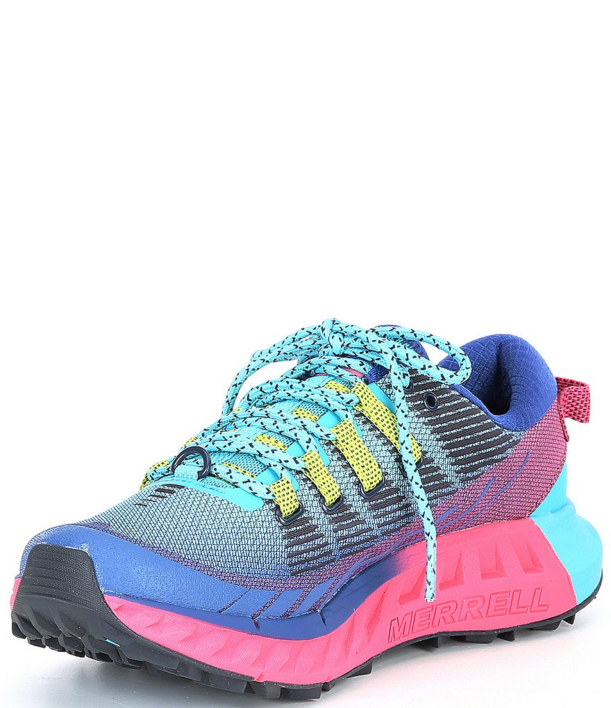 Merrell Women's Agility Peak 4 Rainbow Lace-Up Trail Runners