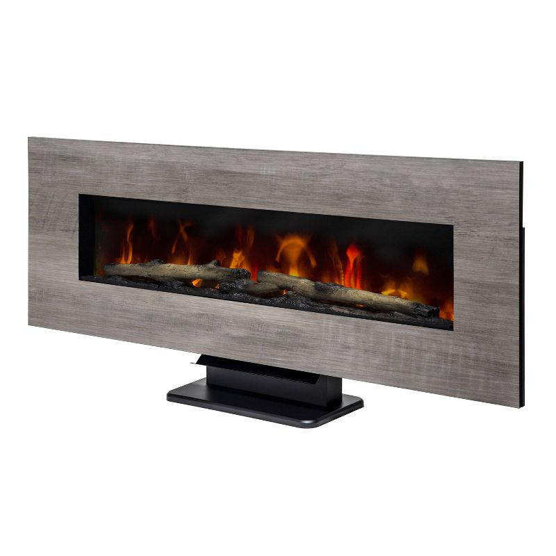 Dyna-Glo 48" Reversible Wall Mount Electric Fireplace Gray/Brown