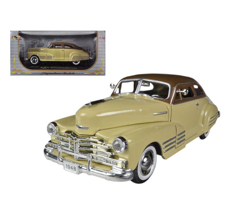 1948 Chevrolet Fleetline Aerosedan Beige 1/32 Diecast Car Model by Signature Models