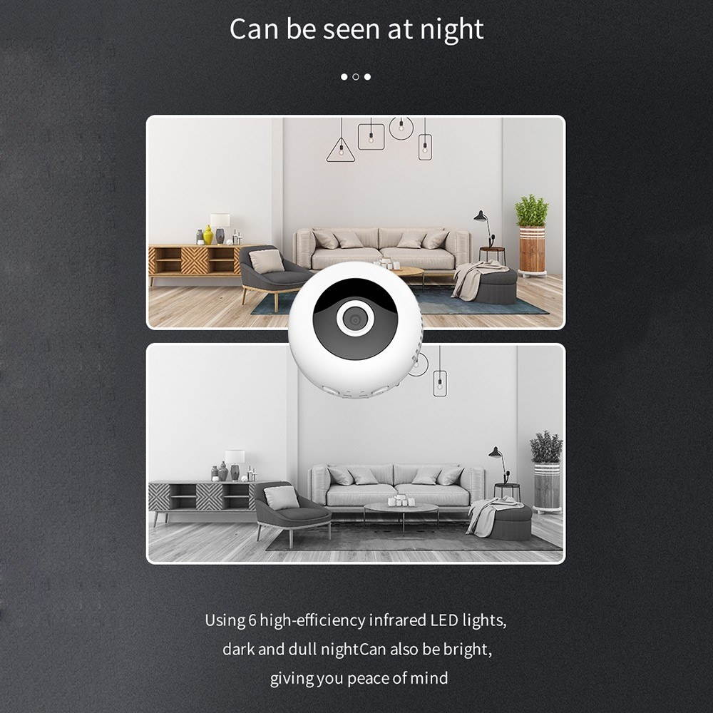 Mini Wearable Camera 1080P IP Night Vi sion Micro Cam Portable Video Recorder Se curity Magnetic-back for