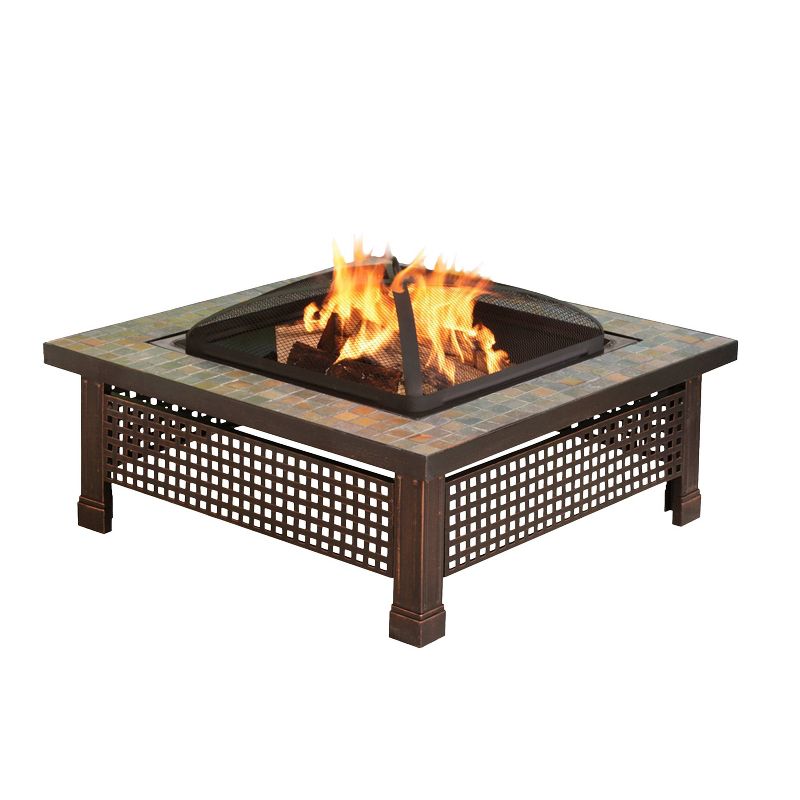 Pleasant Hearth 34" Bradford Slate Fire Pit