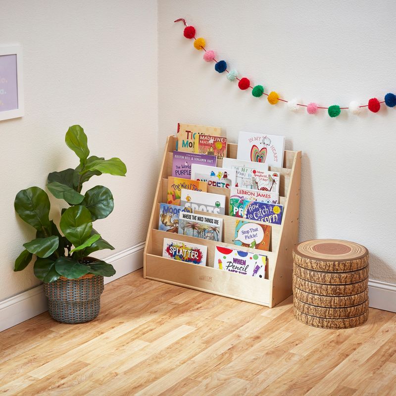 ECR4Kids SoftZone Tree Floor Cushions, Flexible Alternative Classroom Seating for Kids, 6-Pack