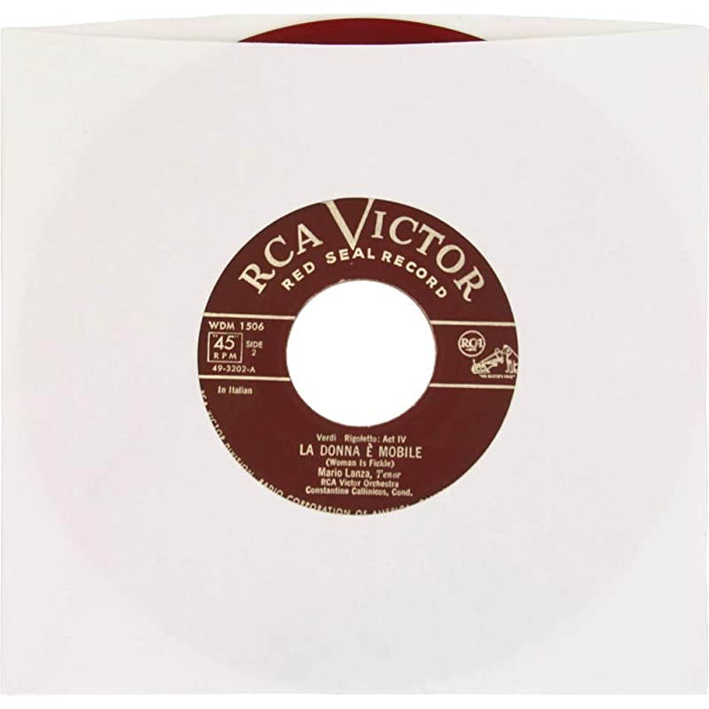 Archival Quality AcidFree Heavyweight Paper Inner Sleeves for 7 Vinyl Records 07IW