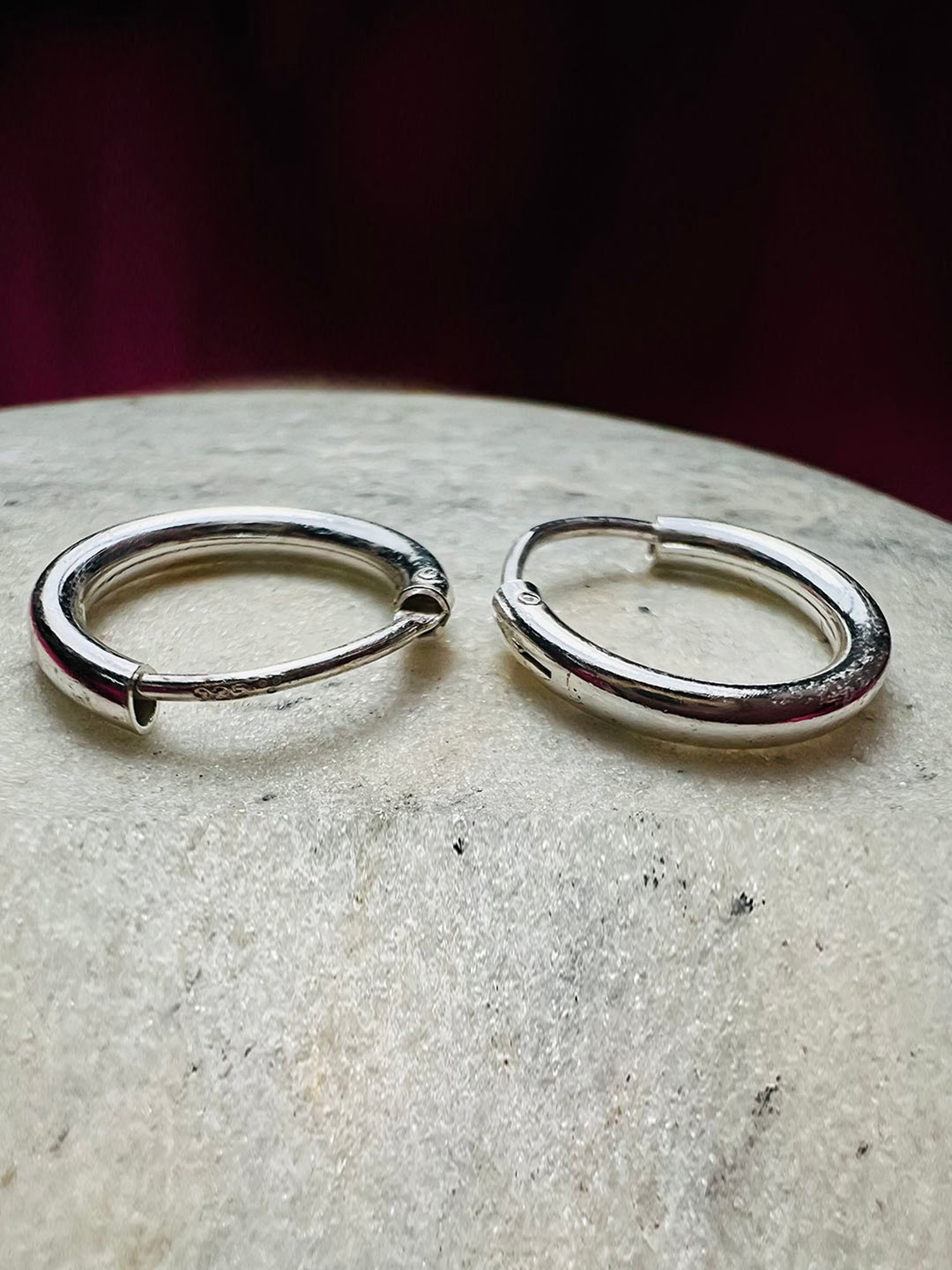 Arte Jewels 925 Sterling Silver Small Hoop Bali Earrings for Girls Kids & Women