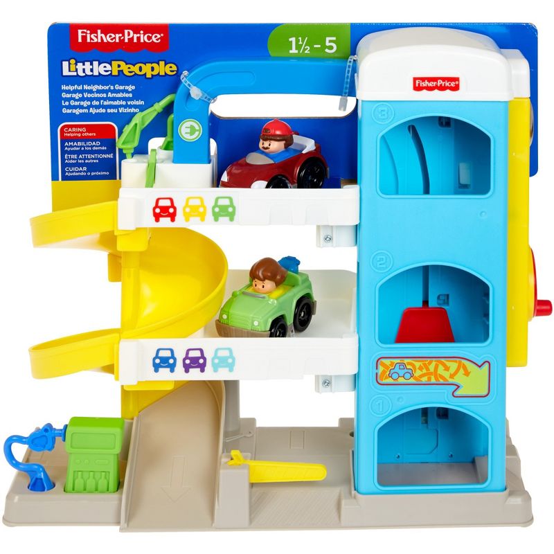 Fisher-Price Little People Helpful Neighbors Wheelie Garage