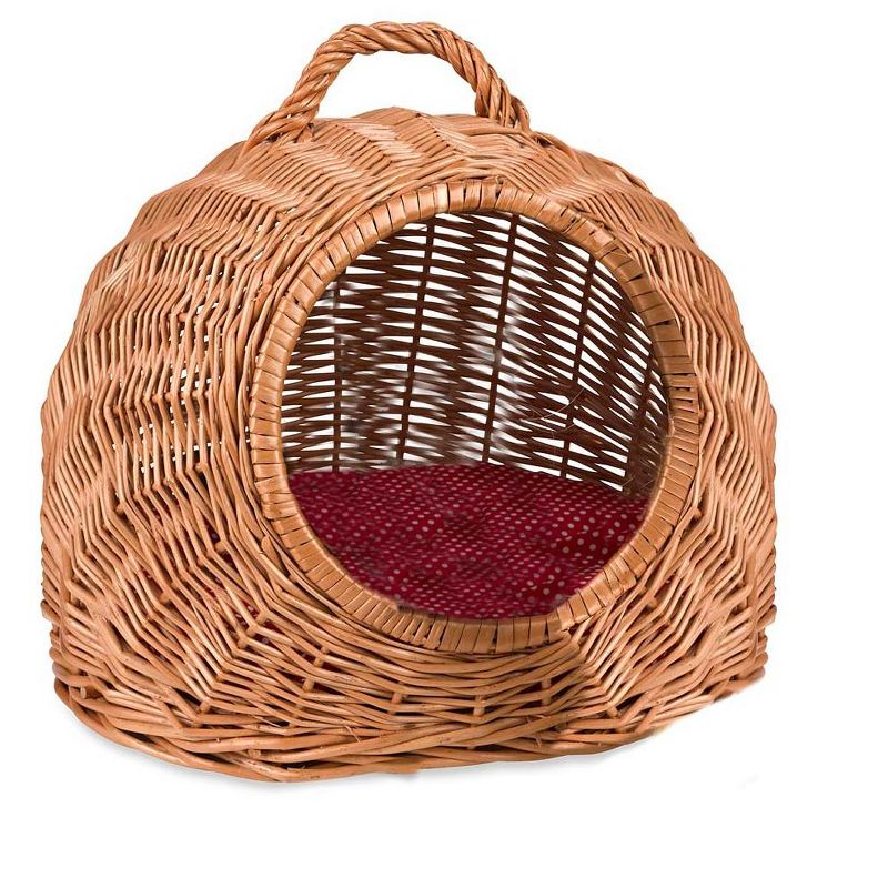 Wicker Pet Bed Carrier