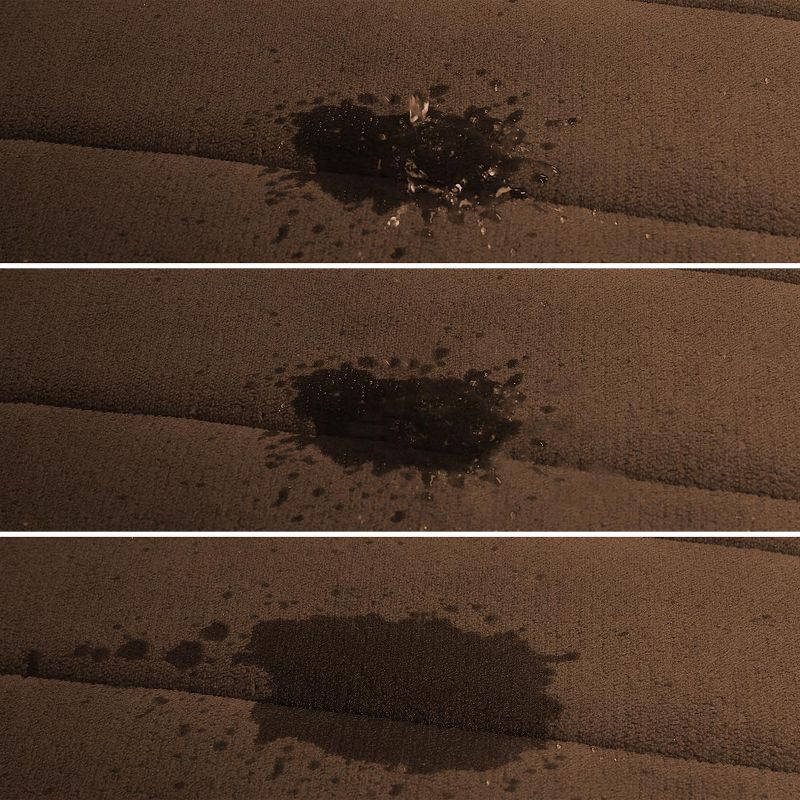 1'6"x3'10" Rectangle Indoor and Outdoor Polyurethane Floor Mat Brown - PiccoCasa