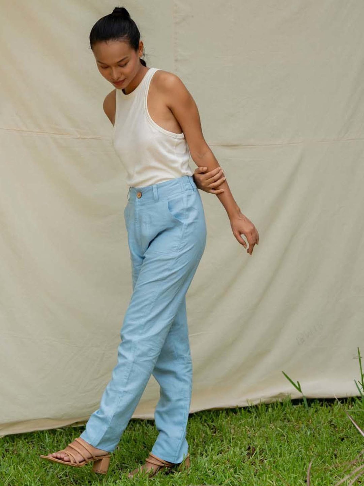 Anousshka Blue Mist Daddy Pants