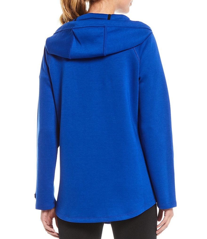 DKNY Sport Hooded Long Sleeve Zip Jacket