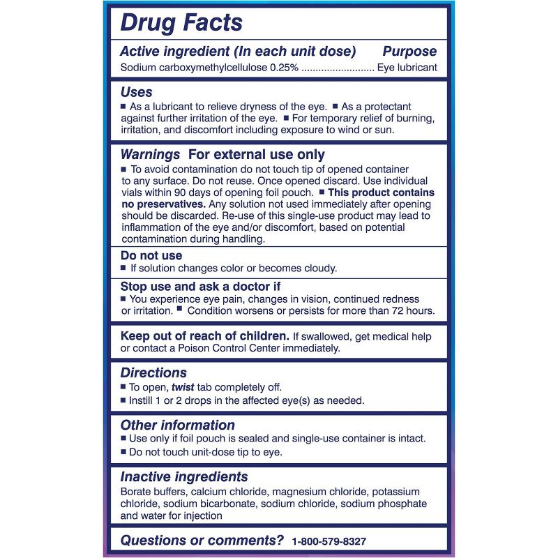 TheraTears Single Use Lubricant Eye Drops - 30ct