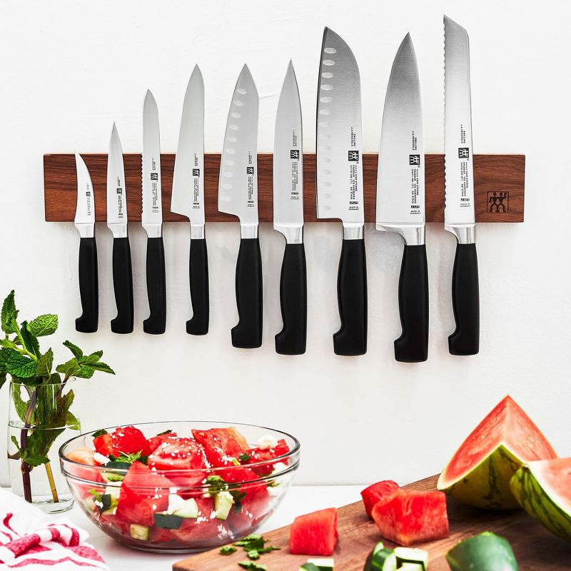 Sabatier Stainless Steel Edgekeeper 8" Chef Knife with Sleeve