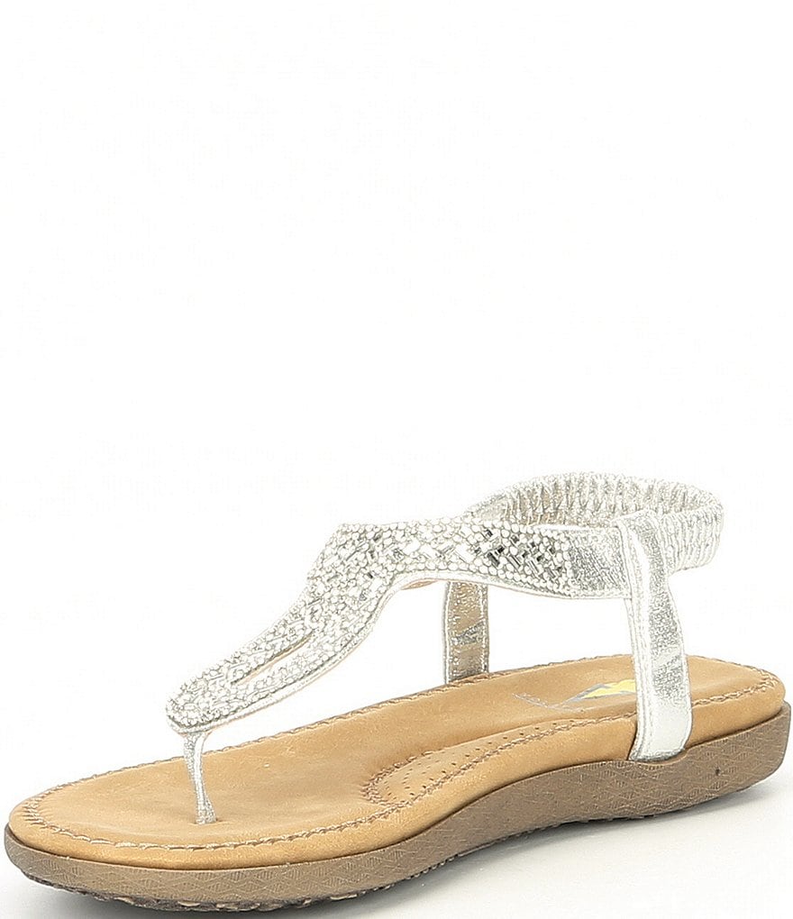 Volatile Cozi Jewel Embellished Thong Sandals