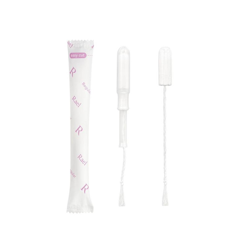 Rael Organic Cotton Regular & Super BPA-Free Applicator Tampons Duopack - 32ct