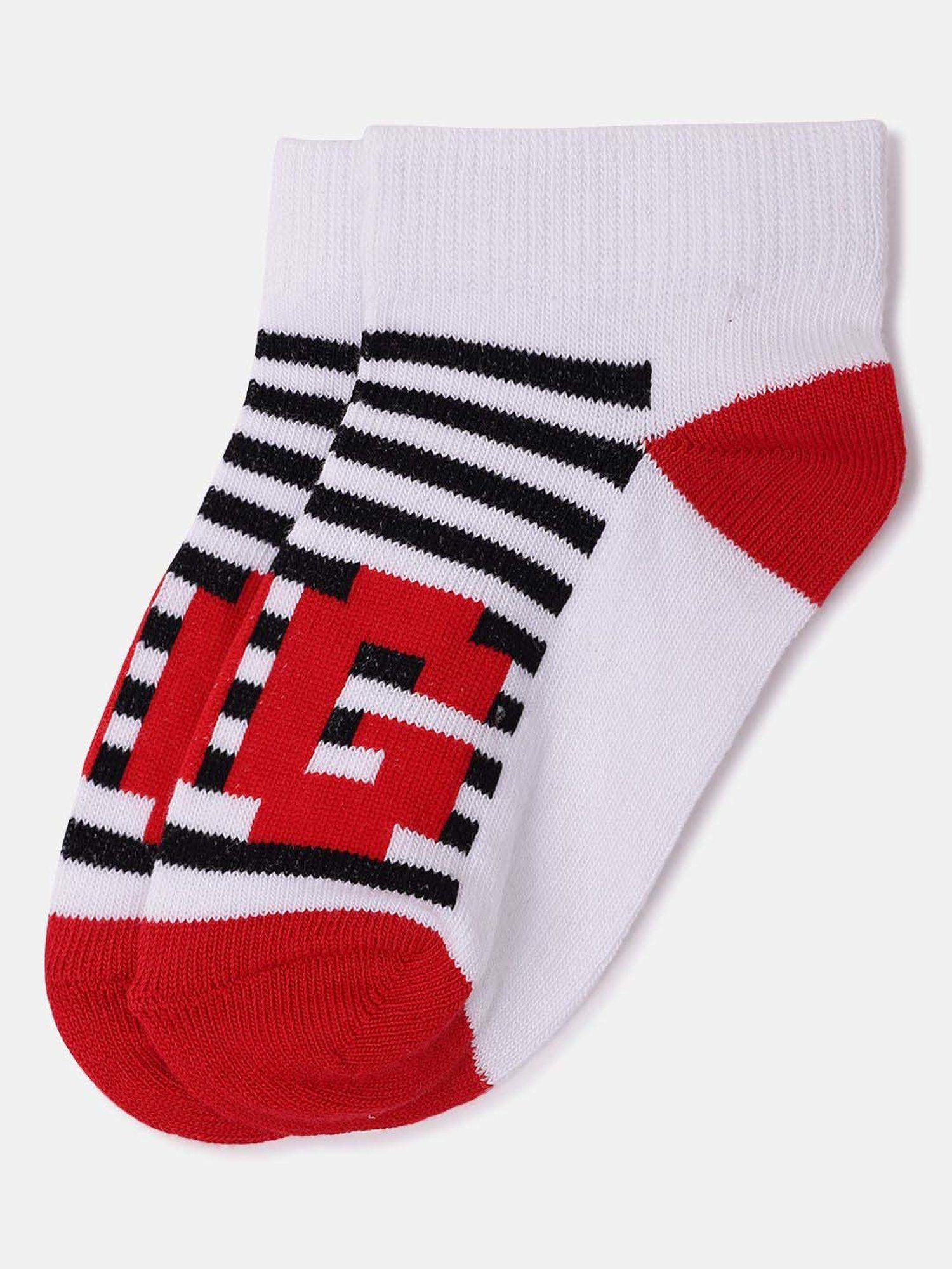 Skechers Crew Multicolor Printed Socks for Girls - Pack of 3