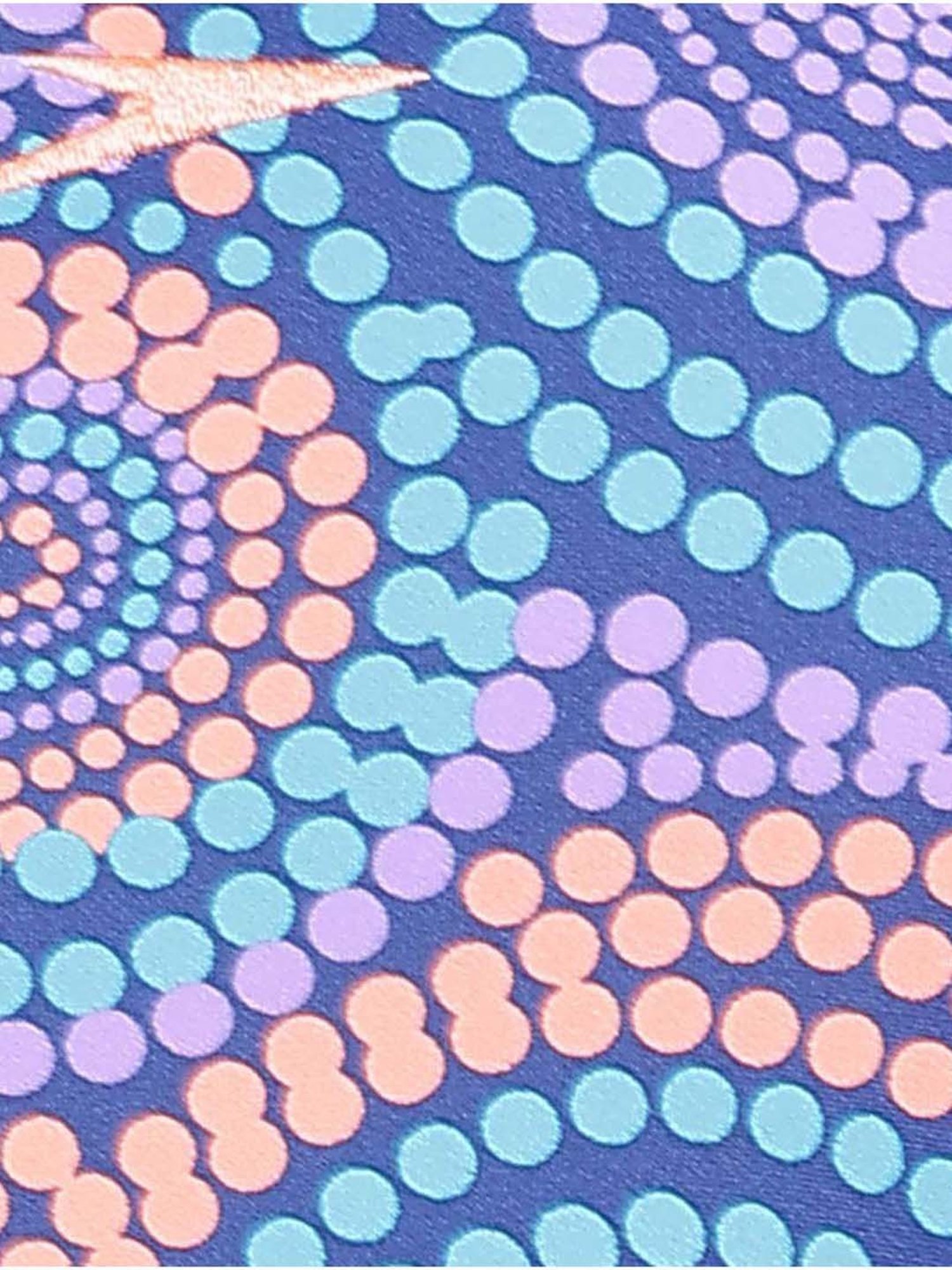 Speedo Kids Blue Printed Swim Dress with Boyleg