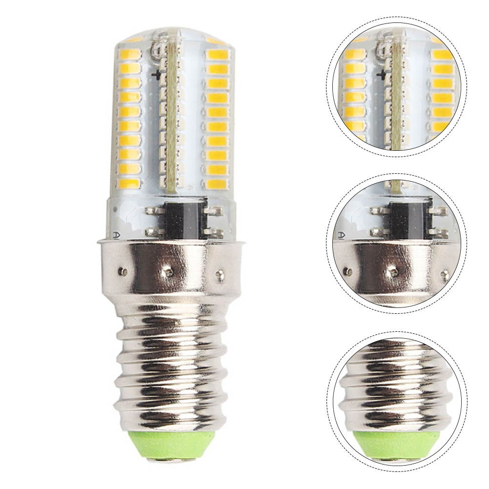 3PCS Replacement Silicone E14 Base Light Bulb for Sewing Machine Home Appliance Fridge