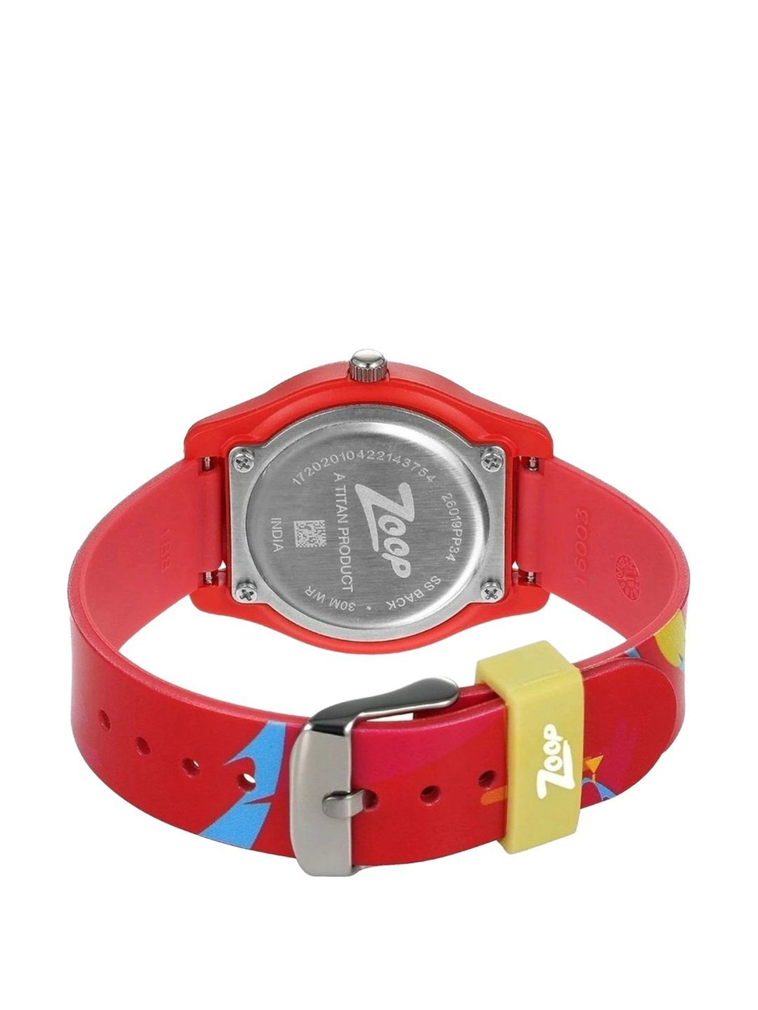 Zoop NS26019PP34W Unisex Analog Watch