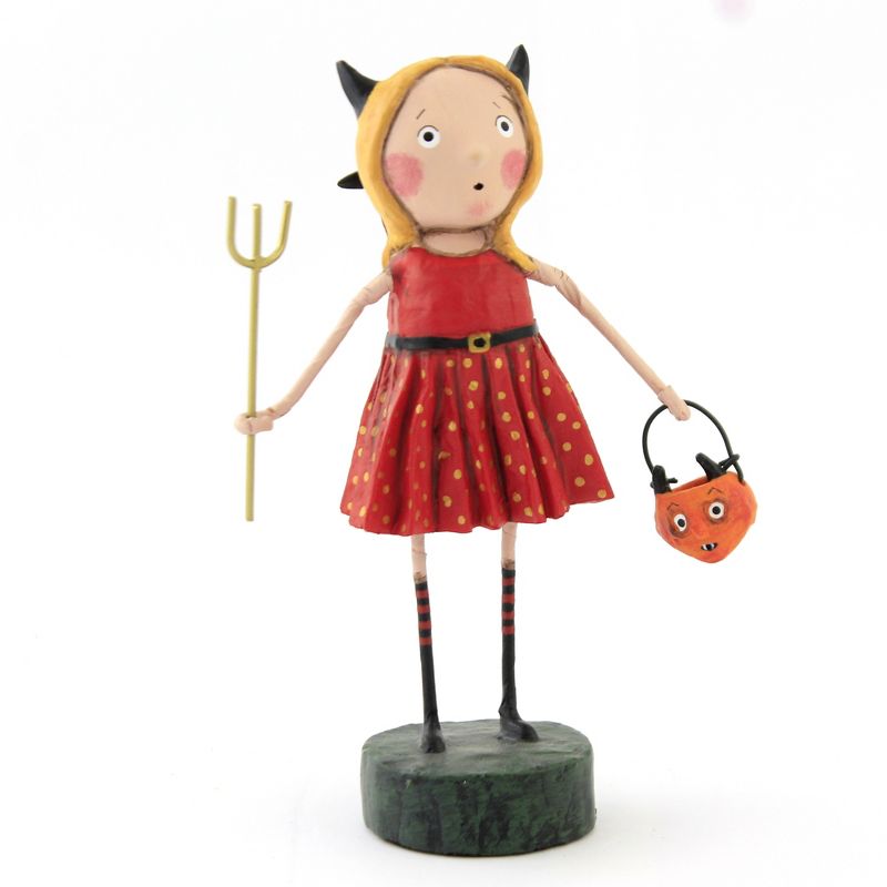 Lori Mitchell 6.0" She Devil Halloween Pitch Fork  -  Decorative Figurines