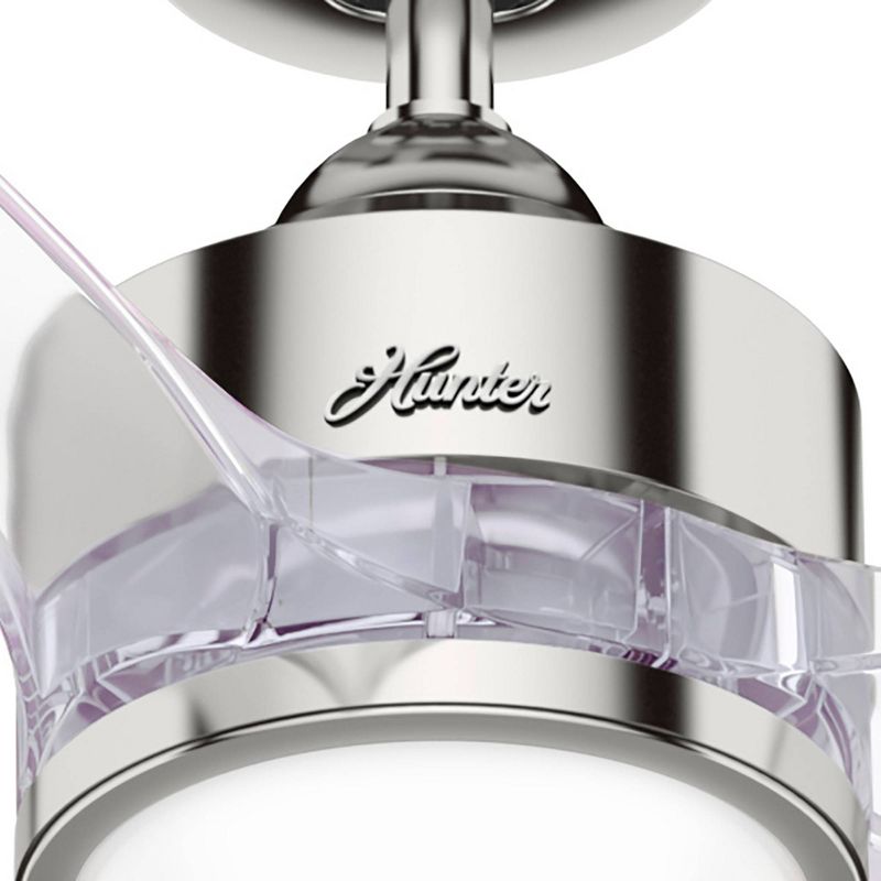 52" Park View Ceiling Fan with Remote Nickel (Includes LED Light Bulb) - Hunter Fan