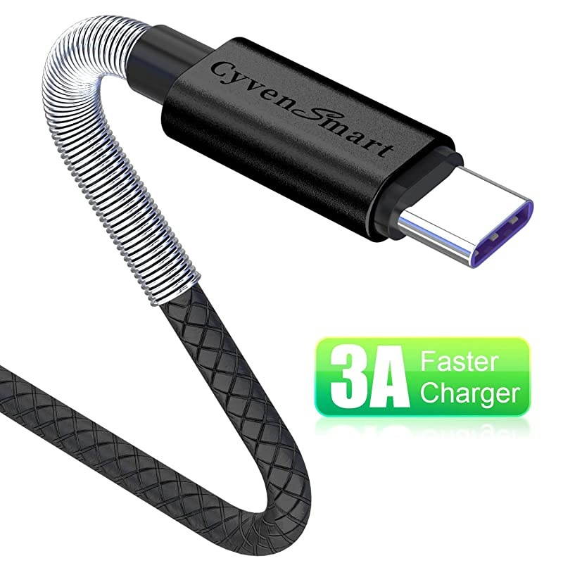 Compatible with Samsung Galaxy S10 S9 S8 Plus Charger3A Fast Charging3 Pack TPE USB C Cable 6ftUSB A to Type C Replacement for Samsung A10A20A51Note 98LG V50 V40 G8 G7 ThinqMoto Z