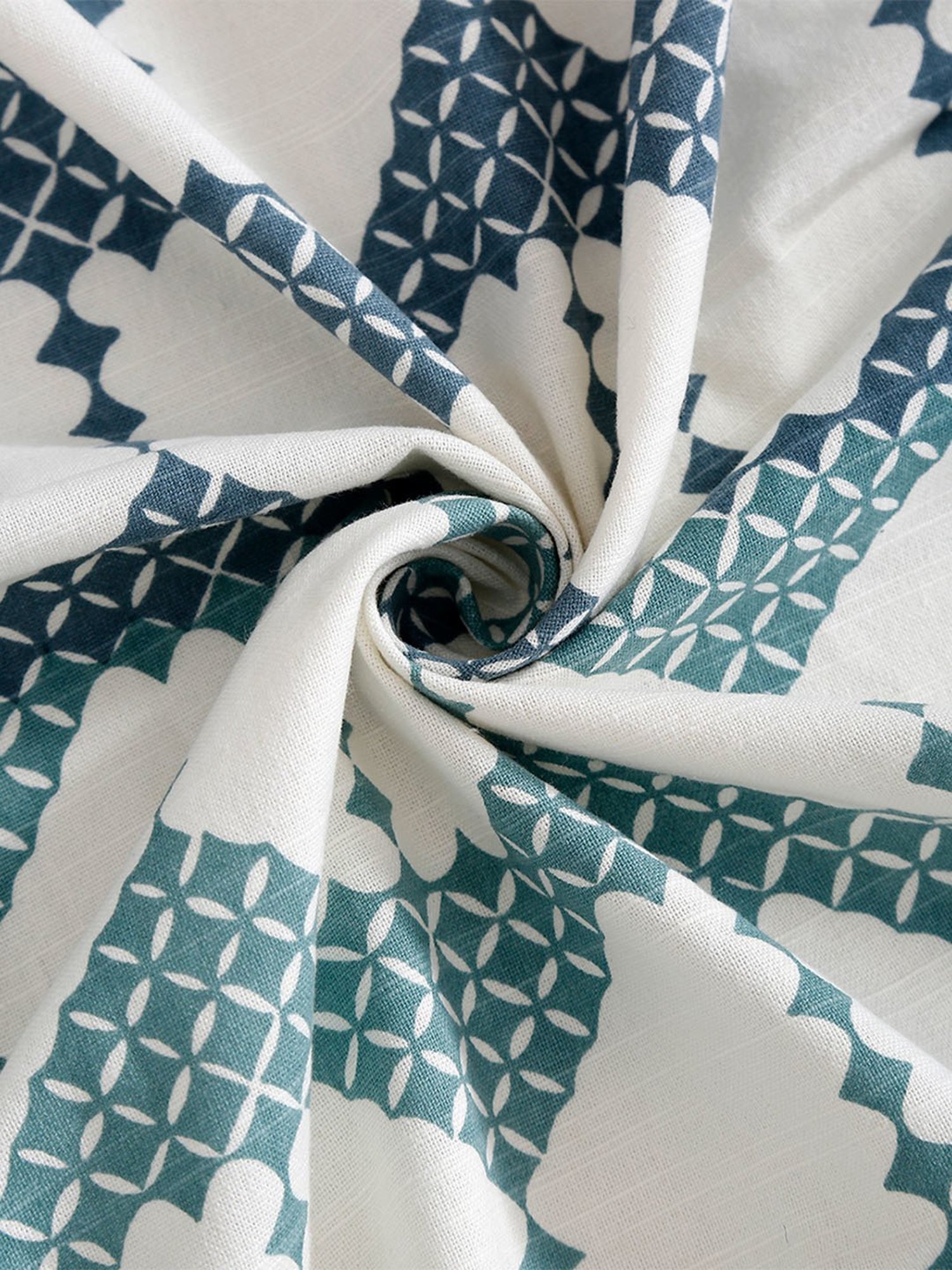 Swayam Brown Paisley J&B Blackout Eyelet Door Curtain - Single Piece (7 Ft)