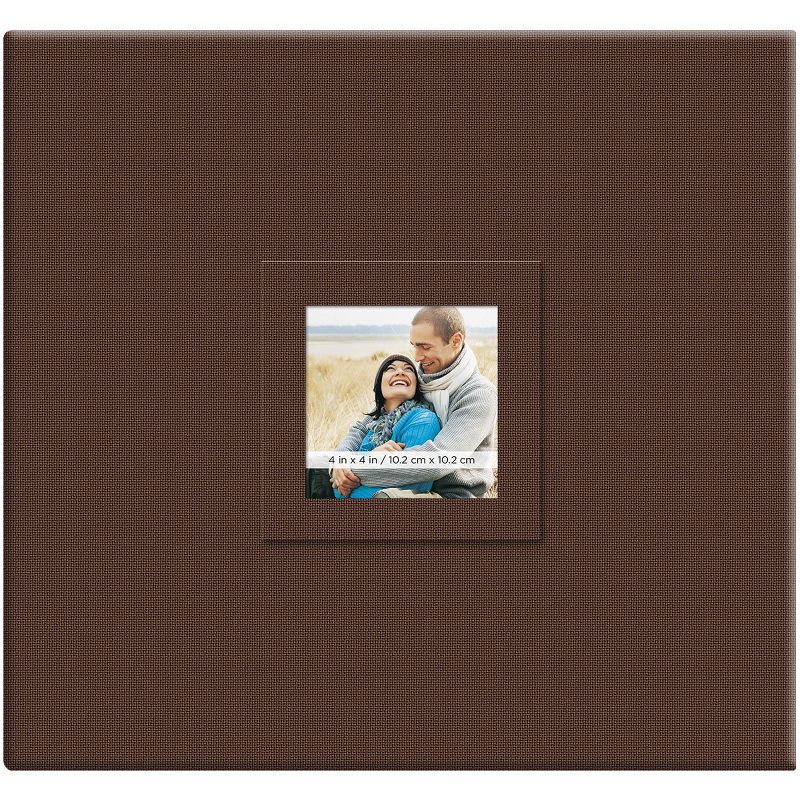 MBI Earthtone Post Bound Album W/Window 12"X12"-Branch