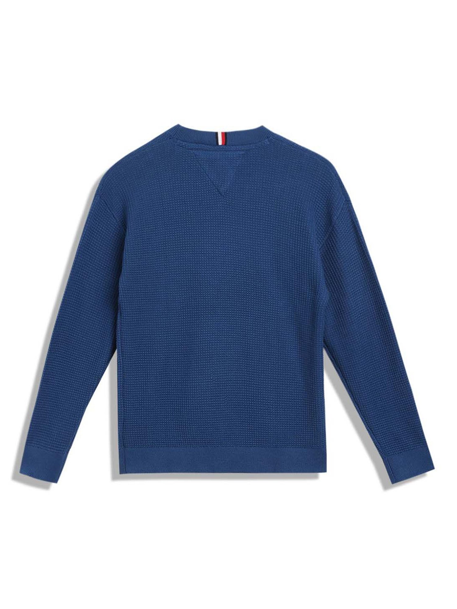 U.S. Polo Assn. Kids Black Self Design Sweater