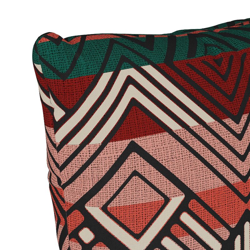 18" x 18" Outdoor Throw Pillow Mercado Weave - Skyline Furniture