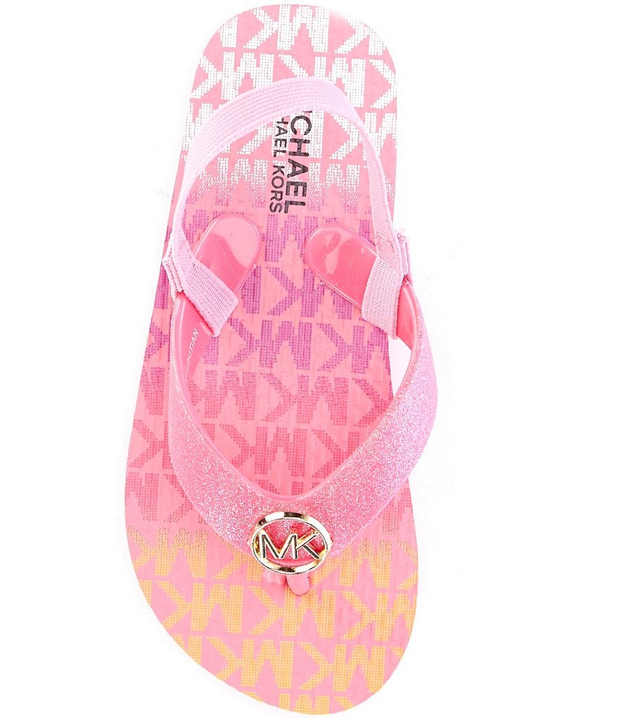MICHAEL Michael Kors Girls' Endine Flip Flops (Infant)