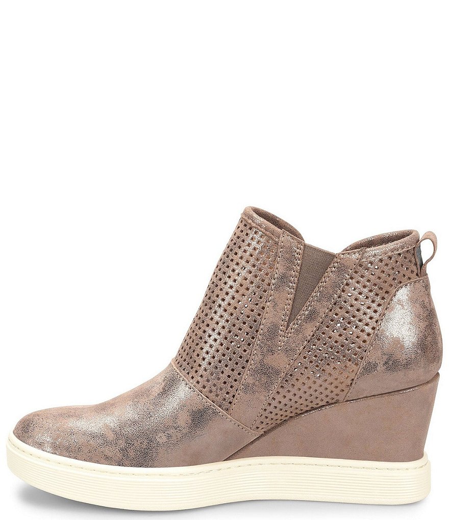 Dansko Shanda Waterproof Leather Wedge Slip Ons