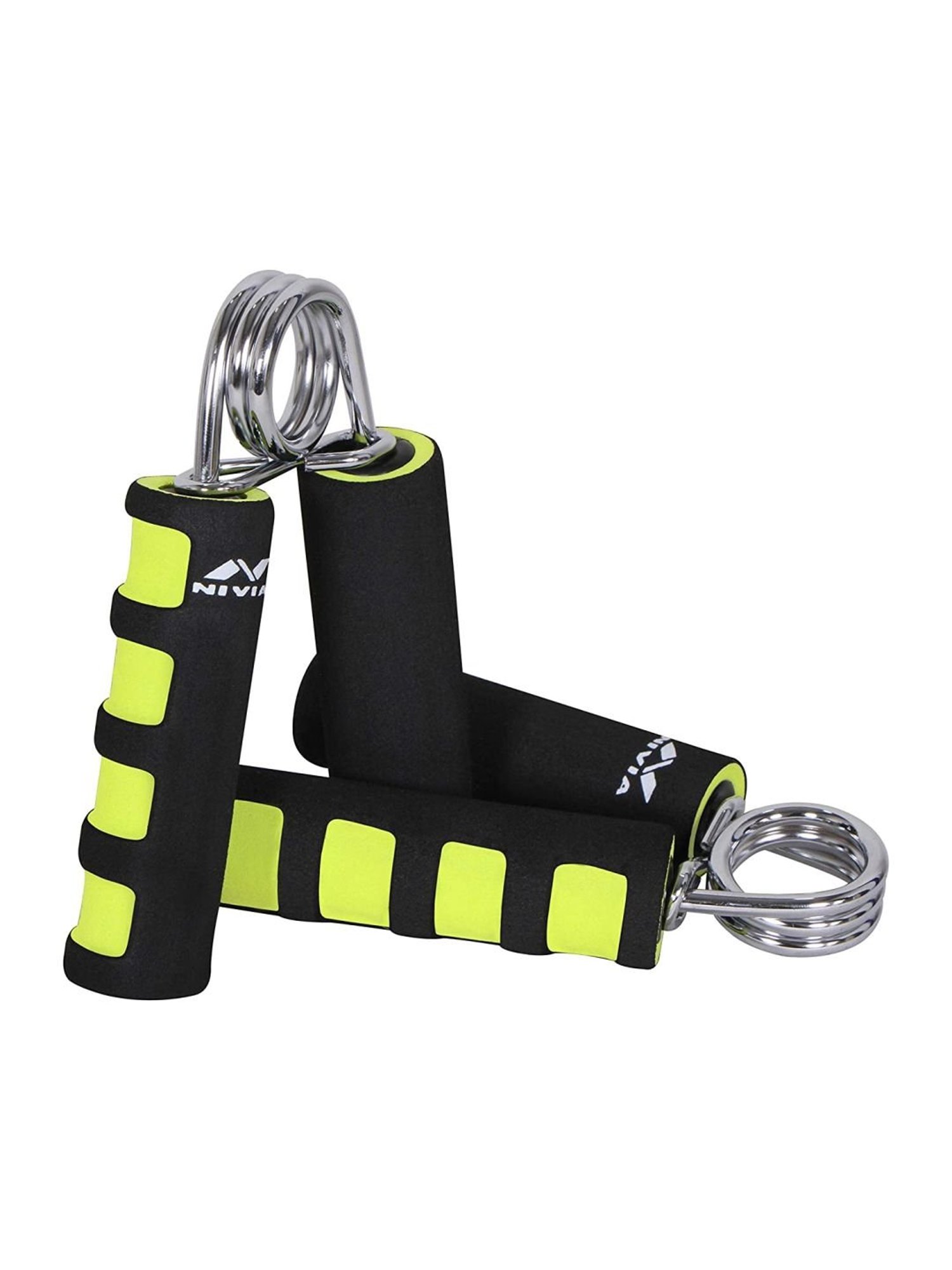 Nivia Black & Green Foam Hand Grip 2.0 - Set of 2