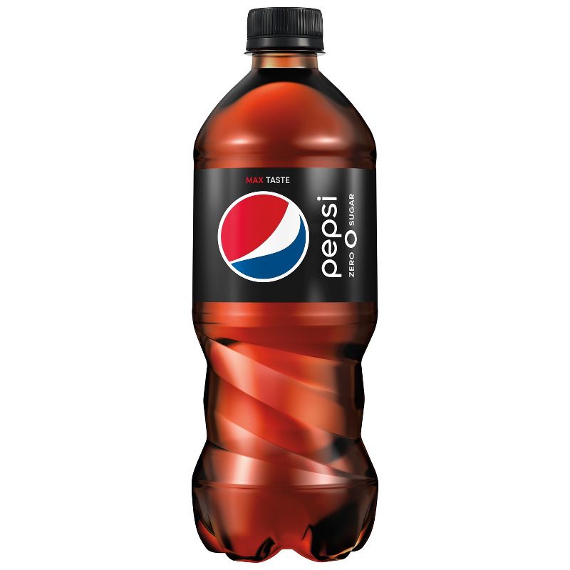 Pepsi Zero Sugar Cola Soda - 20 fl oz Bottle