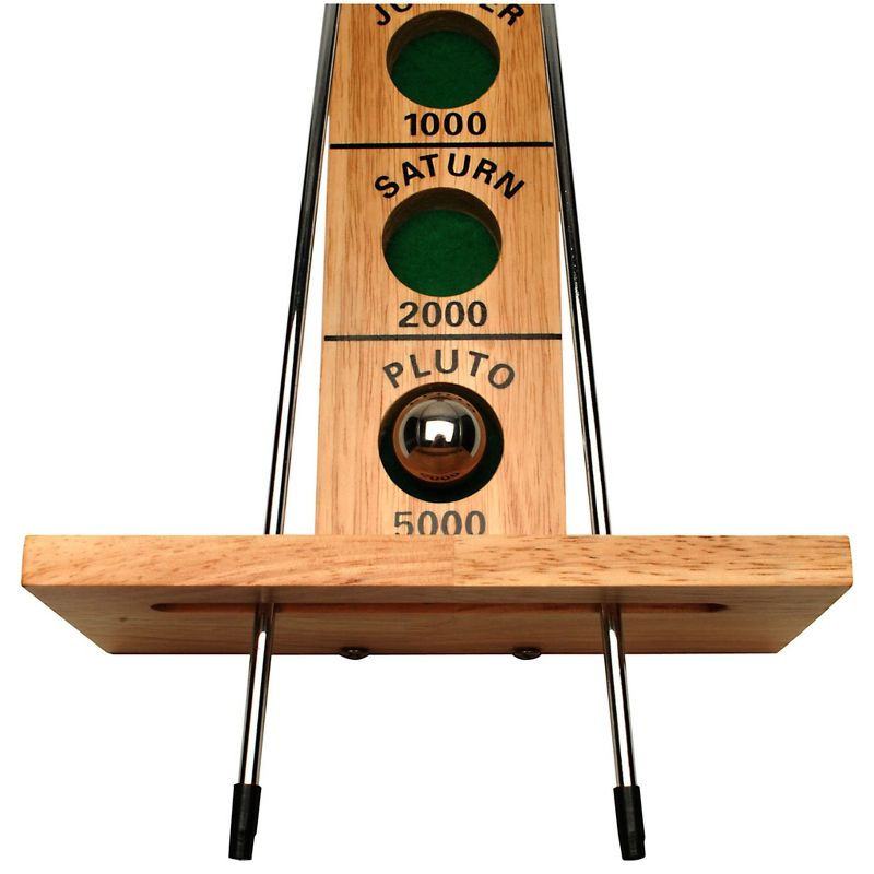WE Games Shoot The Moon - a Classic 1940's Nostalgia Game - Solid Natural Wood - 17.5 inches
