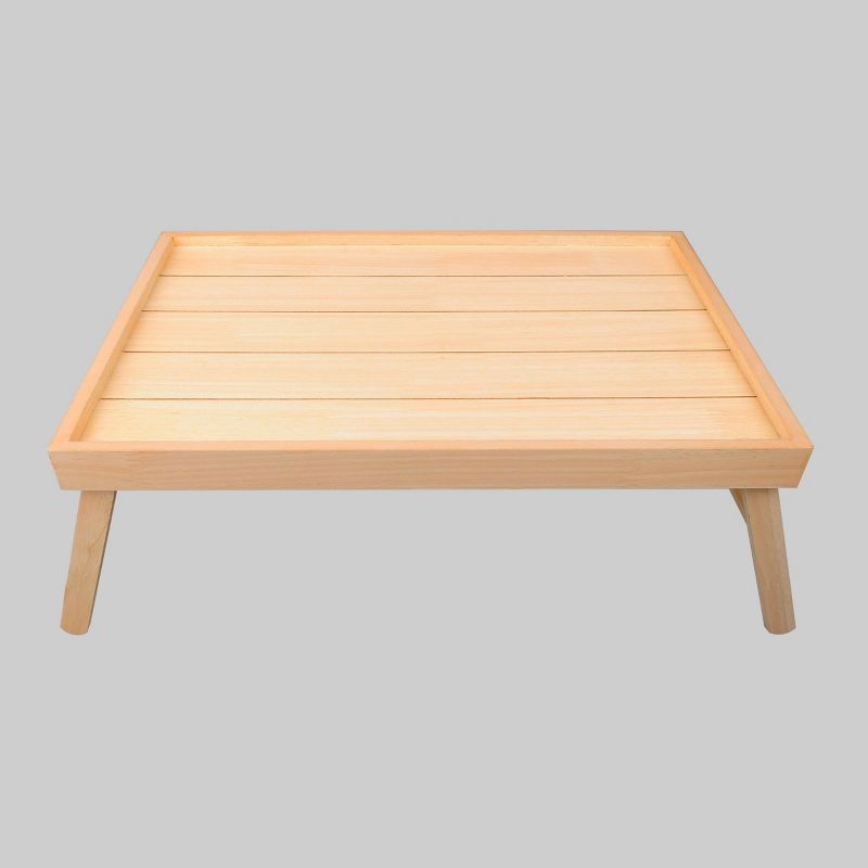 2pc Rubberwood Bed & Bath Tray Set - Bullseye's Playground™