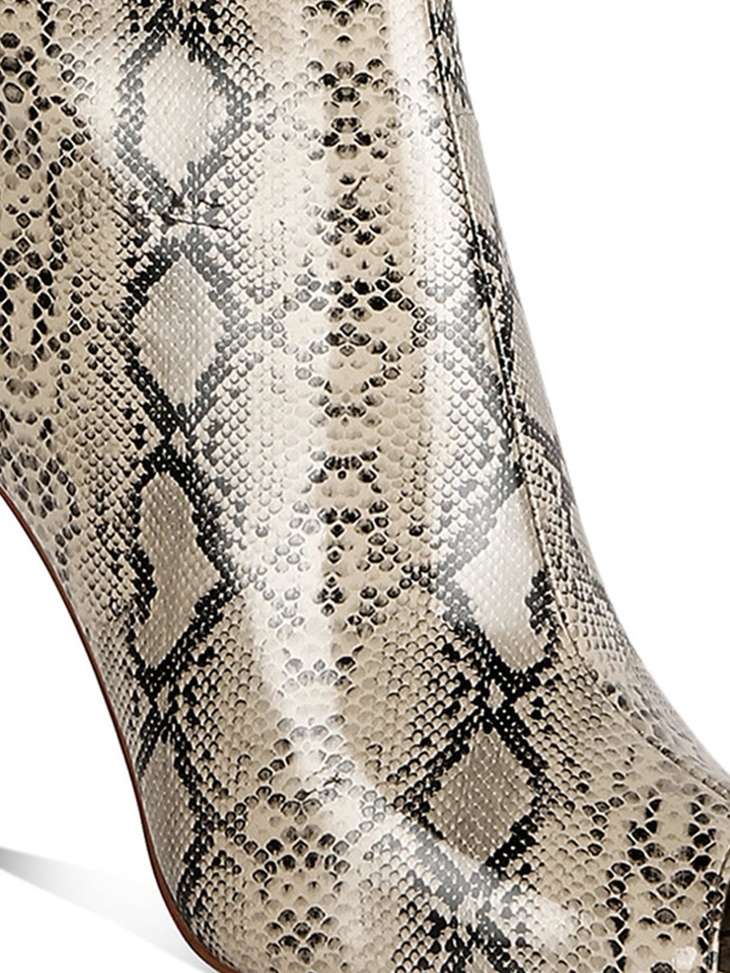 London Rag Women's Nude Stiletto Booties