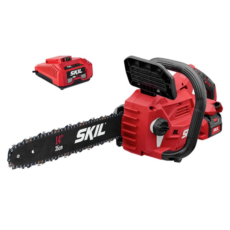 Skil CS4555-10 PWRCore 40 40V Brushless Lithium-Ion 14 in. Cordless Chainsaw Kit (2.5 Ah)