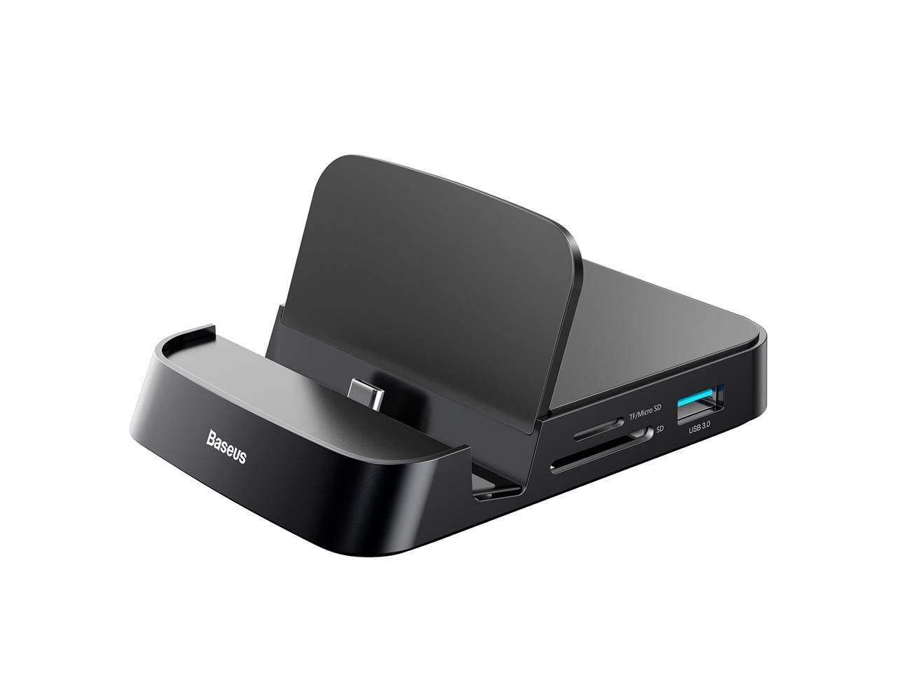 Baseus 15W 7 in 1 Type C HUB Docking Station For Samsung S10 for Dex Pad Station USB To HDMI Dock Power Adapter