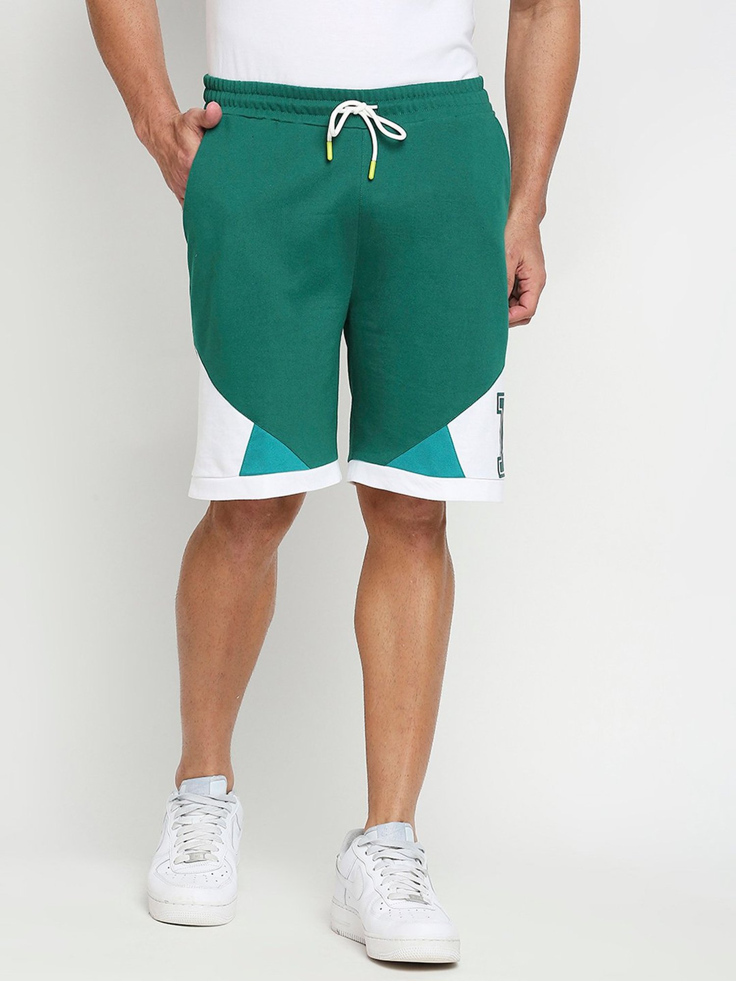 Fitz Green Slim Fit Shorts