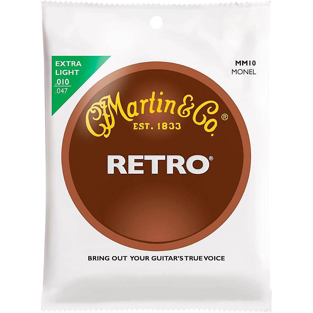 Martin Retro Acoustic Guitar Strings Extra Light Gauge