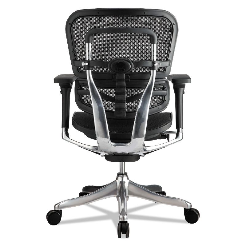 Eurotech Ergohuman Elite Mid-Back Mesh Chair, Black ME5ERGLTN15
