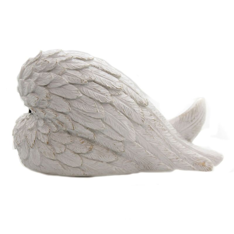 Black Art 3.5" Baby Girl 1St Christmas Angel Wings  -  Decorative Figurines