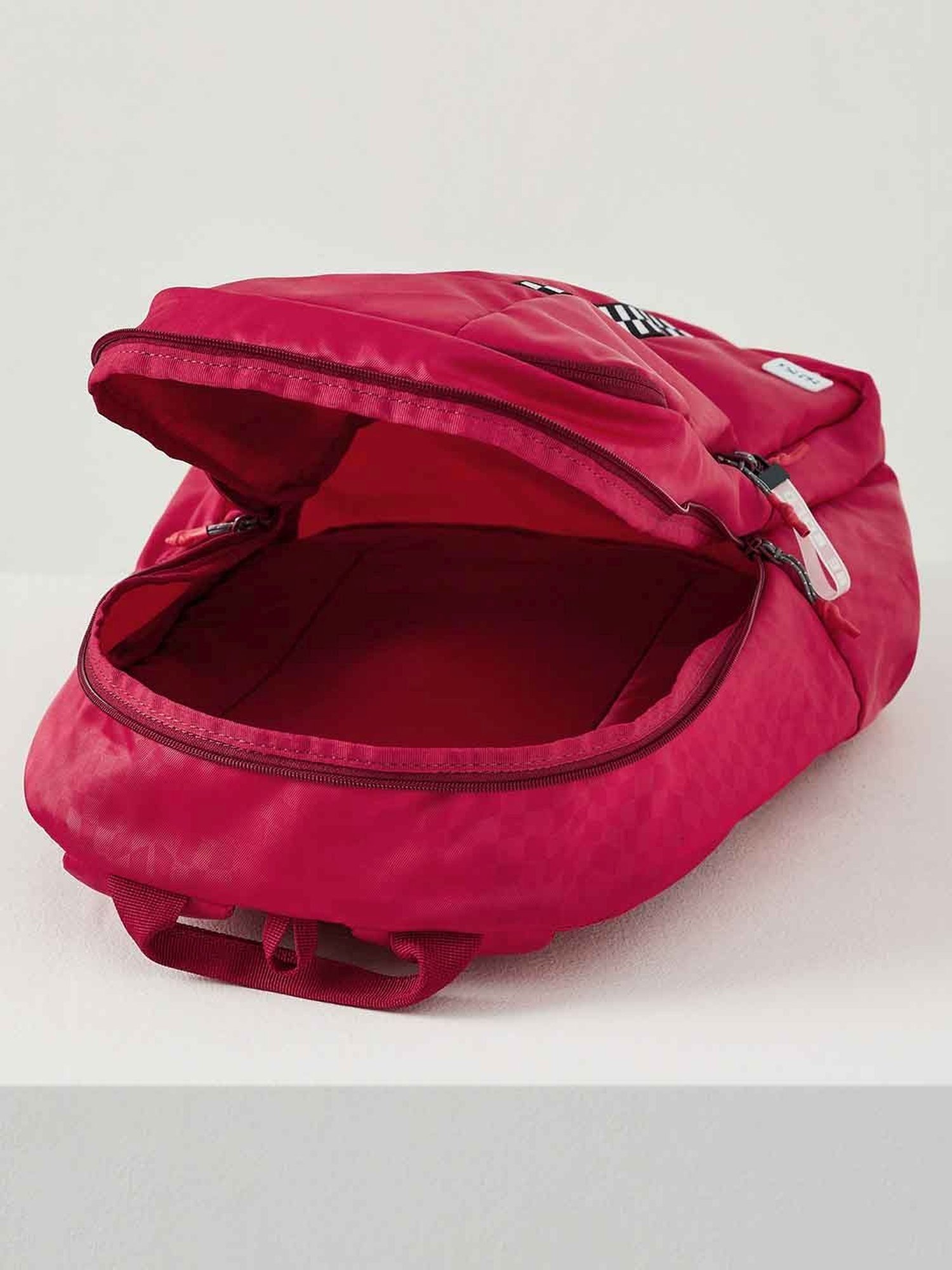 Wiki Back to School 1 Red Polyester Printed Backpack - 30 Ltrs