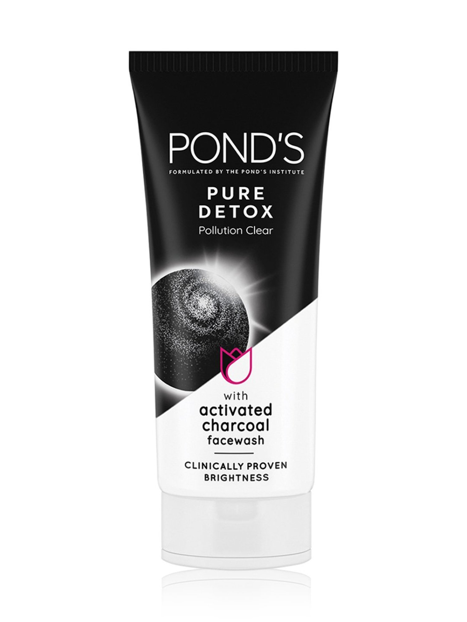 Pond's Pure Detox with Activated Charcoal Face Wash - 100 gm