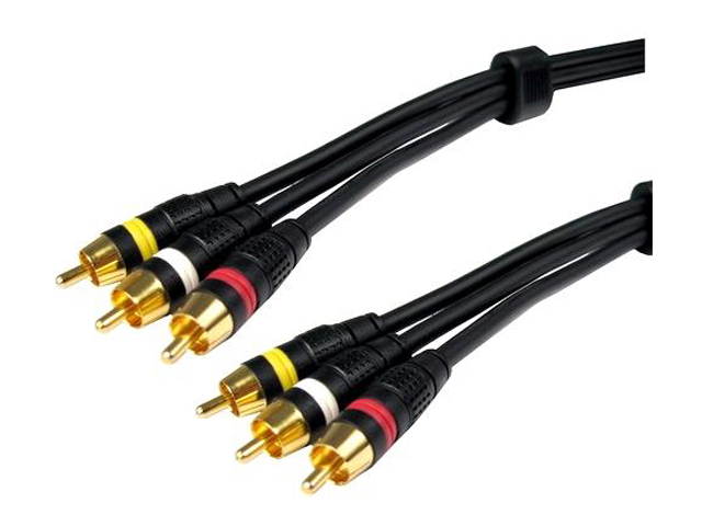 CABLES UNLIMITED Model AUD-1705-06 6 feet Composite A/V Cable
