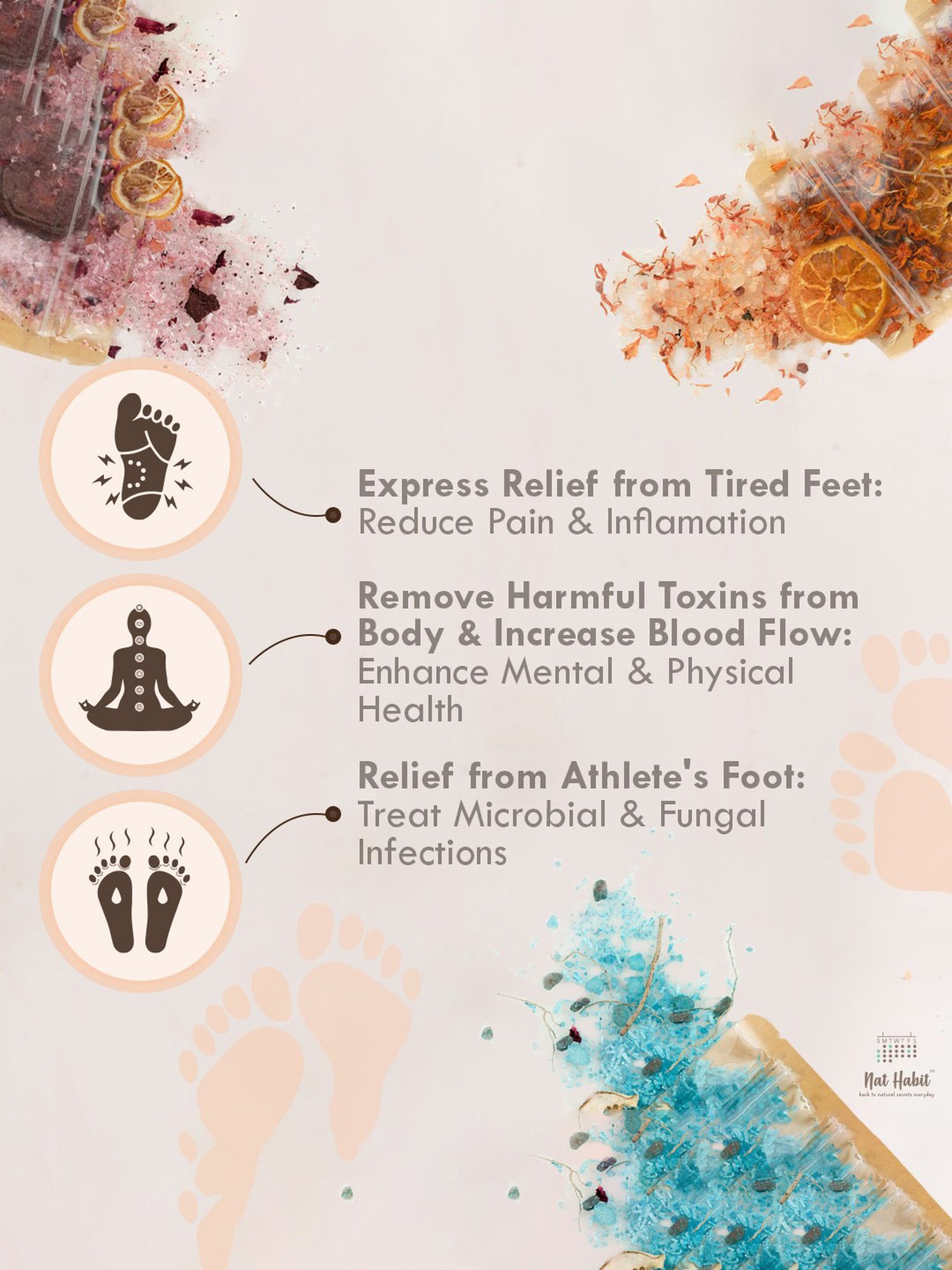 Kazarmaa Lemongrass Foot Scrub with Scrubber Tools - 200 gm