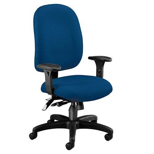 Ergonomic Executive Task Chair w Seat & Back Tilt Feature (Black)