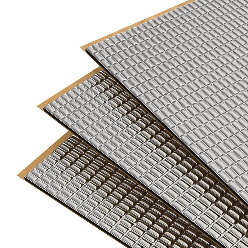 80 mil 18 sqft Car Sound Deadening mat Butyl Automotive Sound Deadener Noise Insulation and Vibration Dampening Material 80 mil 18 sqft